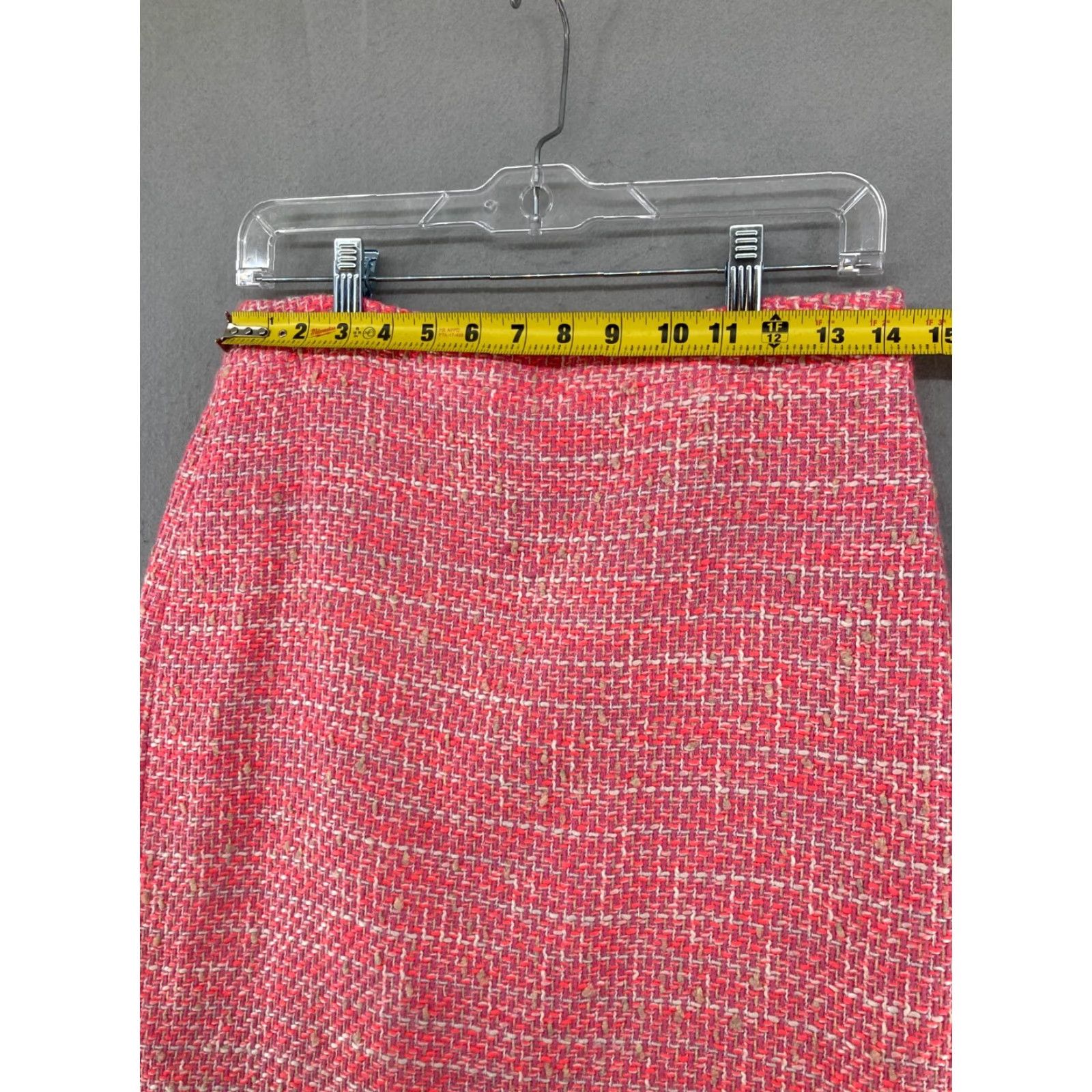 J.Crew J Crew Skirt 6 Pink Yarn Knit Knee Length Womens Size 28" / US 6 / IT 42 - 2 Thumbnail