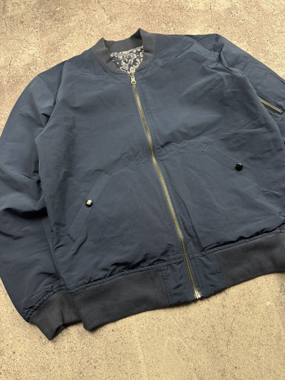 Japanese Brand Worn Out Age Reversible MA-1 Bomber – Bandana Side Size US M / EU 48-50 / 2 - 11 Thumbnail