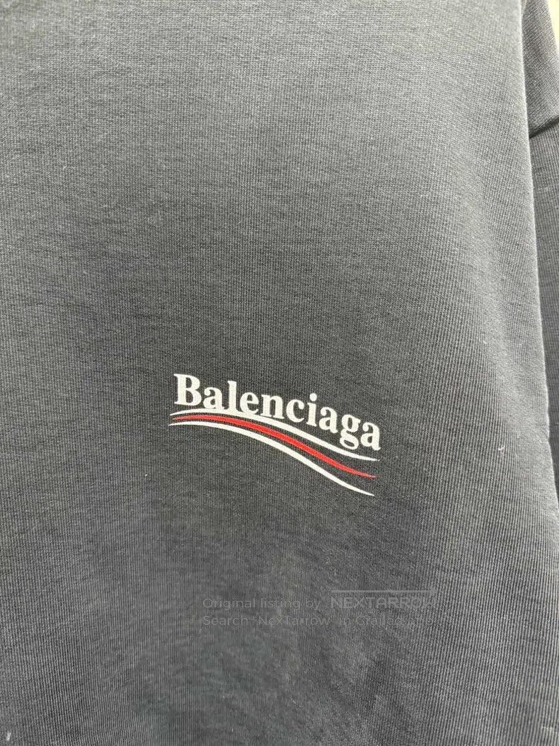 Balenciaga Balenciaga Black Embroidered Coke Sweatshirt Size US XL / EU 56 / 4 - 5 Thumbnail