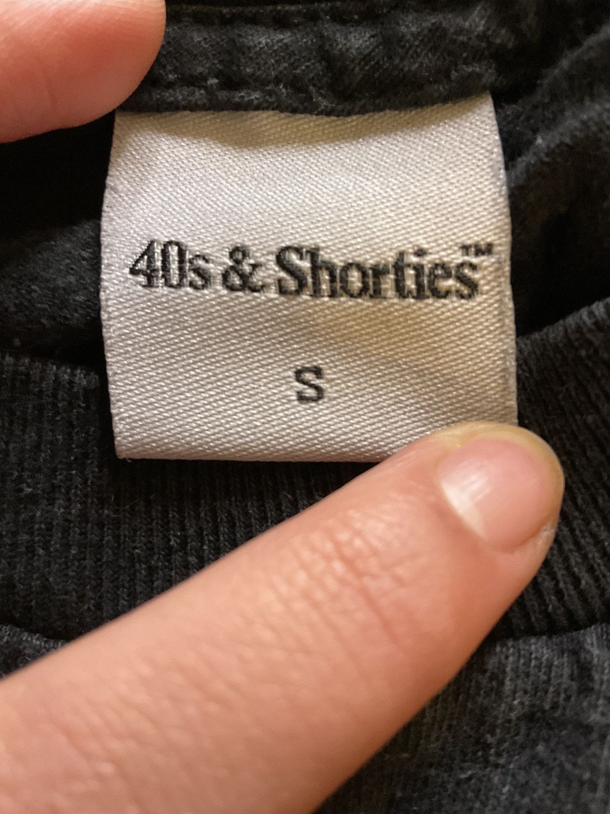 40's & Shorties 40s & shorties black tshirt Size US S / EU 44-46 / 1 - 4 Thumbnail
