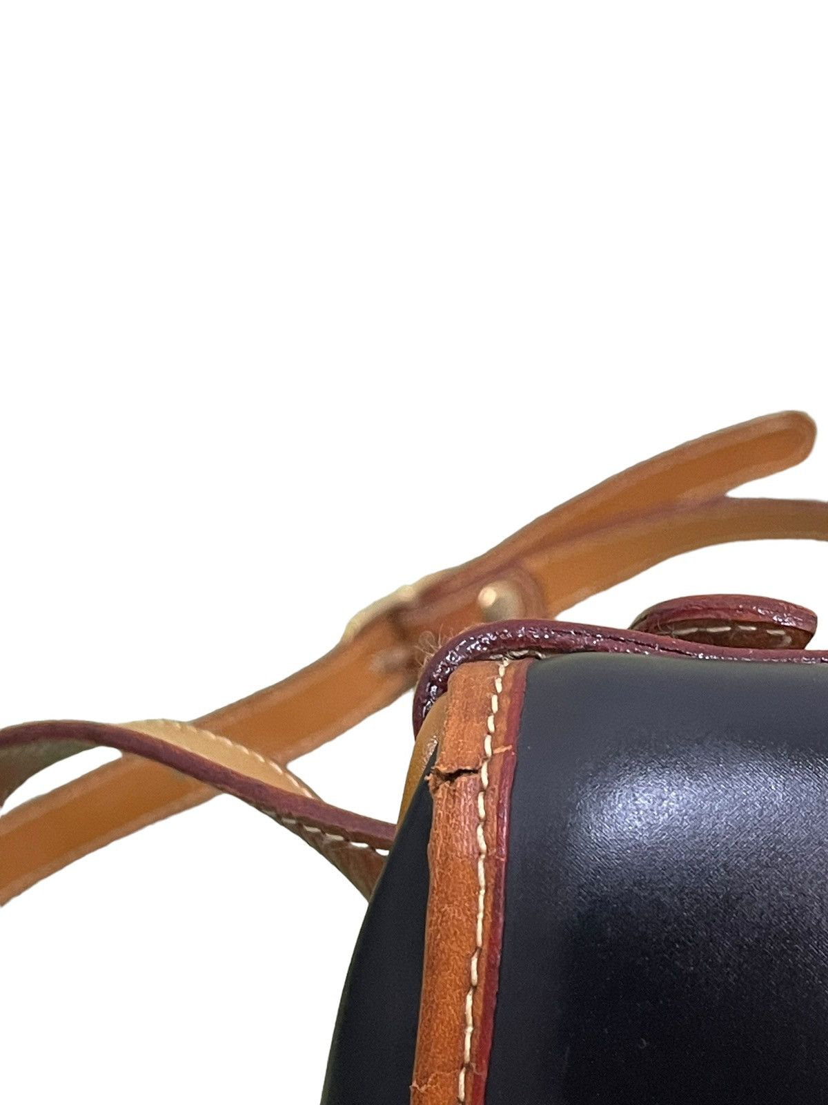 Genuine Leather Full Leather Patina Vtg Alice Italy Shoulder Bag 2🟩 Size ONE SIZE - 12 Thumbnail