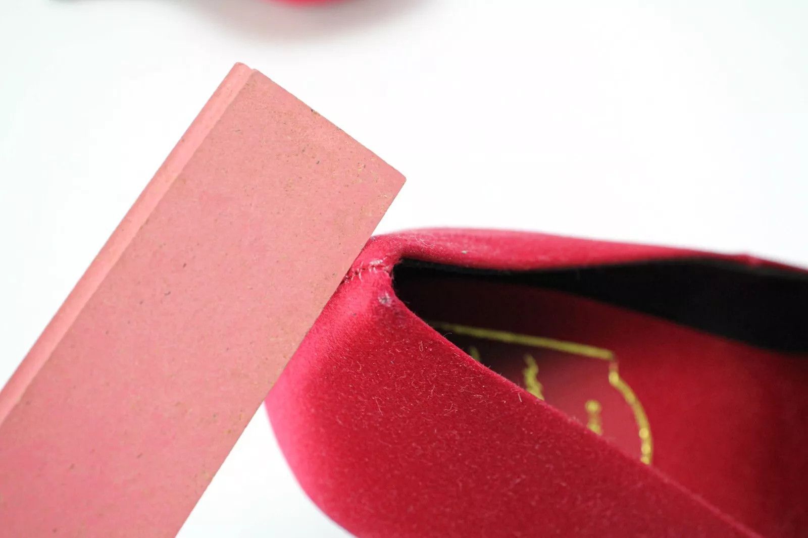Roger Vivier ROGER VIVIER Women's EU 38 Crystal Flower Red Satin Heels Size US 8 / IT 38 - 15 Thumbnail