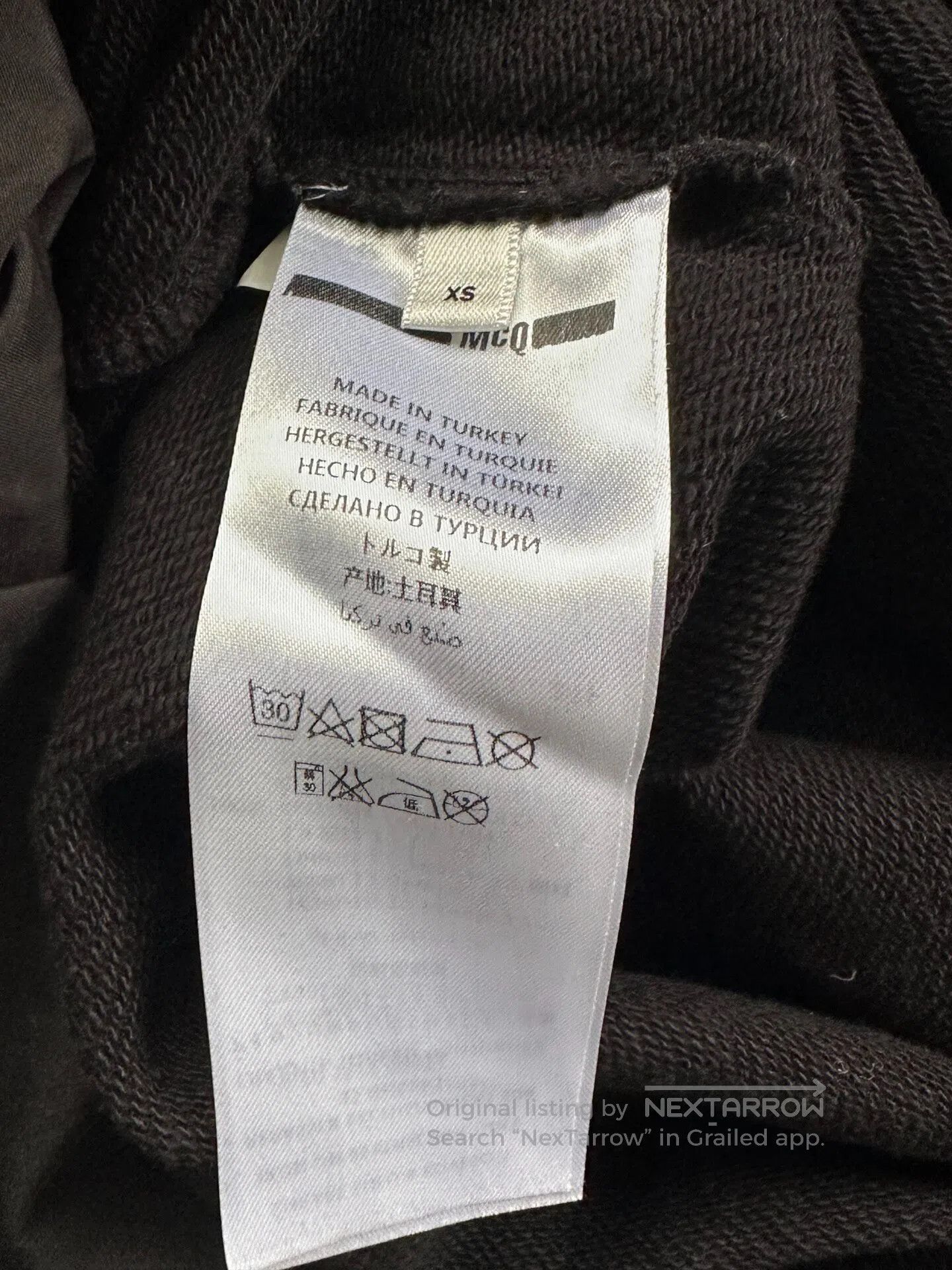 Alexander McQueen ALEXANDER MCQUEEN Zippered, double-layered hooded sweatshi Size US XS / EU 42 / 0 - 6 Thumbnail