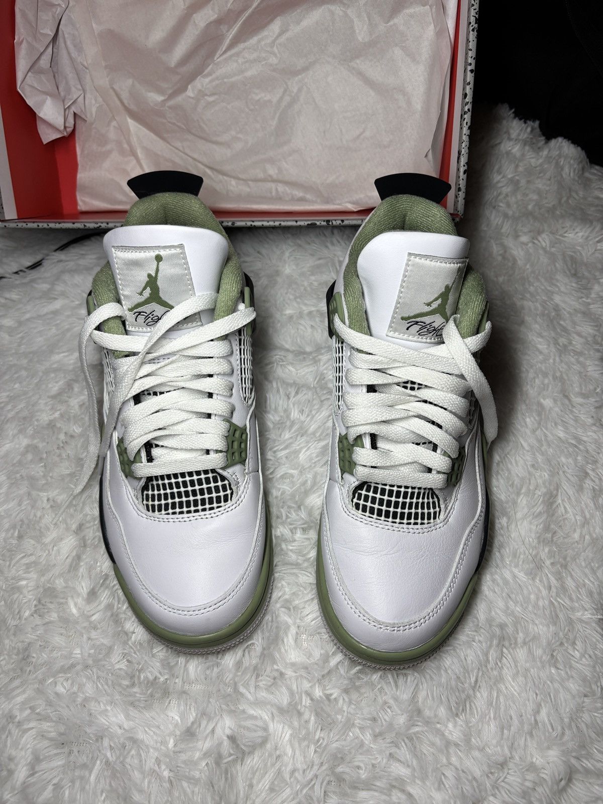 Jordan Brand Wmns Air Jordan 4 Retro 'Seafoam' Size US 7 / IT 37 - 5 Thumbnail