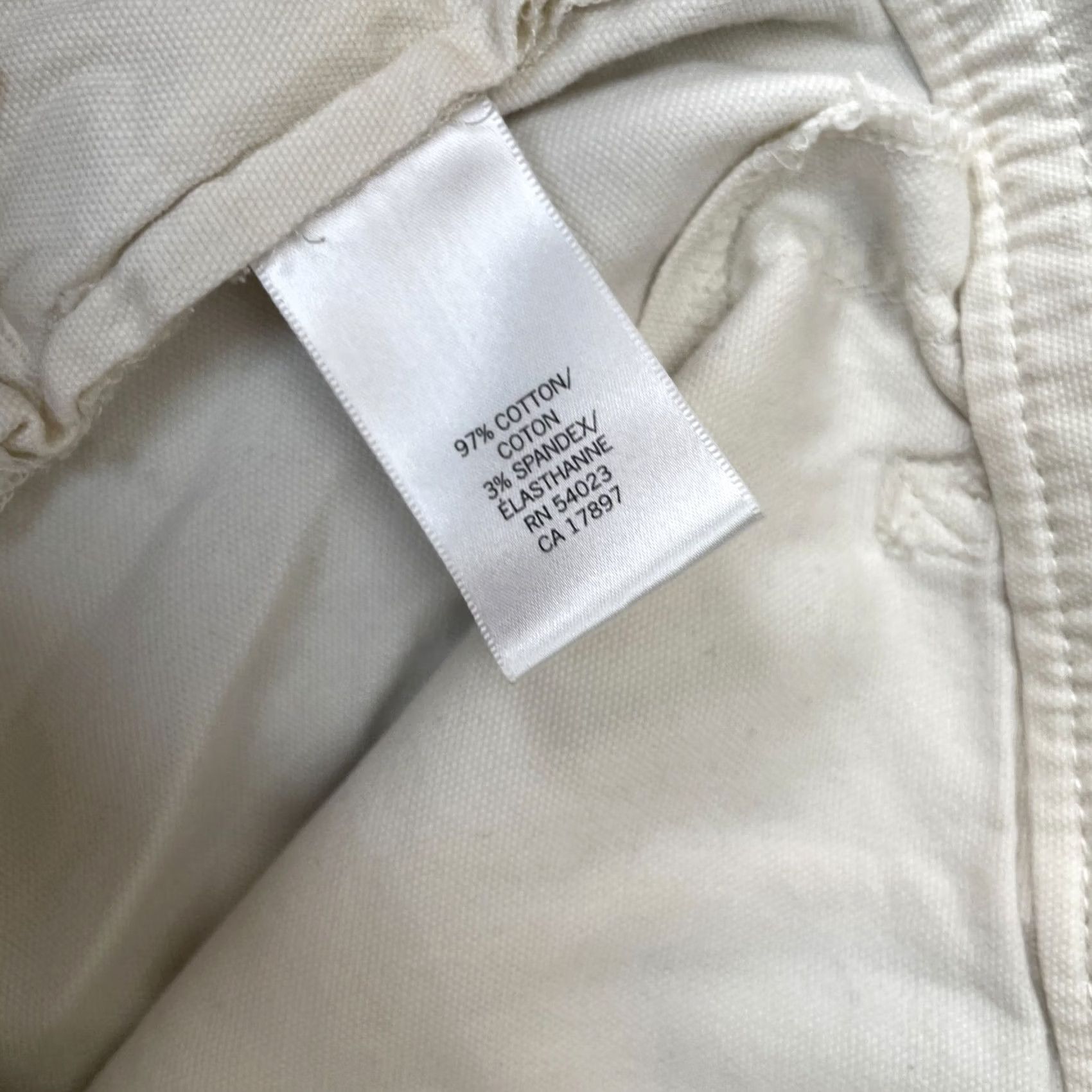 Banana Republic Banana Republic Pants Womens 6 Beige Martin-Fit Cargo Pockets Cotton Stretch Jeans/ pants? Size 28" / US 6 / IT 42 - 5 Thumbnail