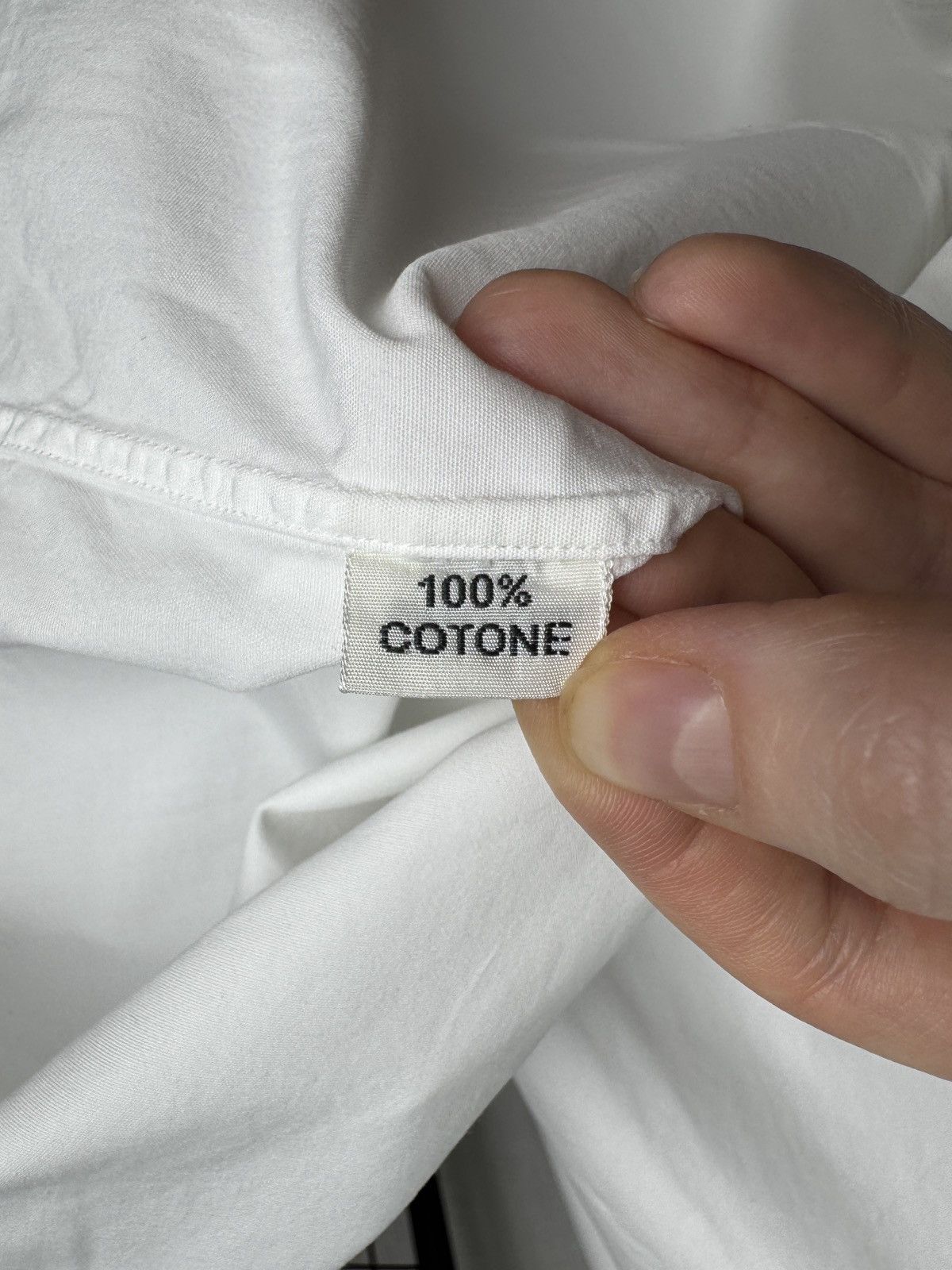 Salvatore Piccolo Salvatore Piccolo Napoli white cotton long sleeve shirt 16 Size US L / EU 52-54 / 3 - 11 Thumbnail