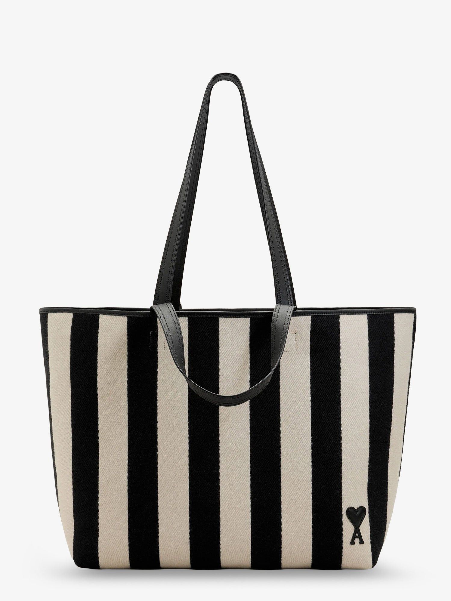 AMI Ami De Coeur Canvas Shopping Bag Size ONE SIZE - 1 Thumbnail