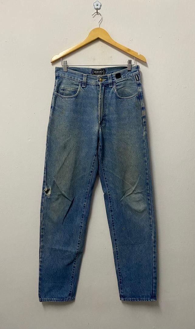 Versace Vintage Versace Couture Relaxed Distressed Jeans Size US 32 / EU 48 - 1 Thumbnail