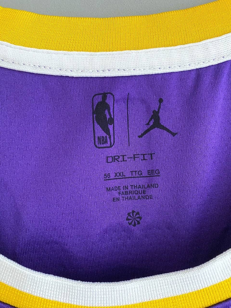 Jordan Brand NBA Basketball Jersey LA Lakers #6 JAMES, XXL, CV9481-513 Size US XXL / EU 58 / 5 - 14 Thumbnail