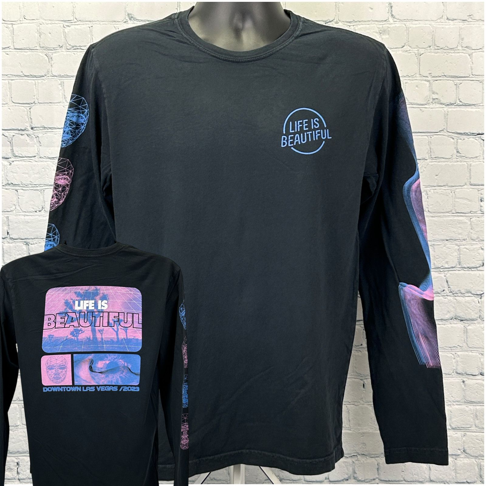 Other Life Is Beautiful Festival 2023 T Shirt Las Vegas M Medium Size US M / EU 48-50 / 2 - 1 Thumbnail
