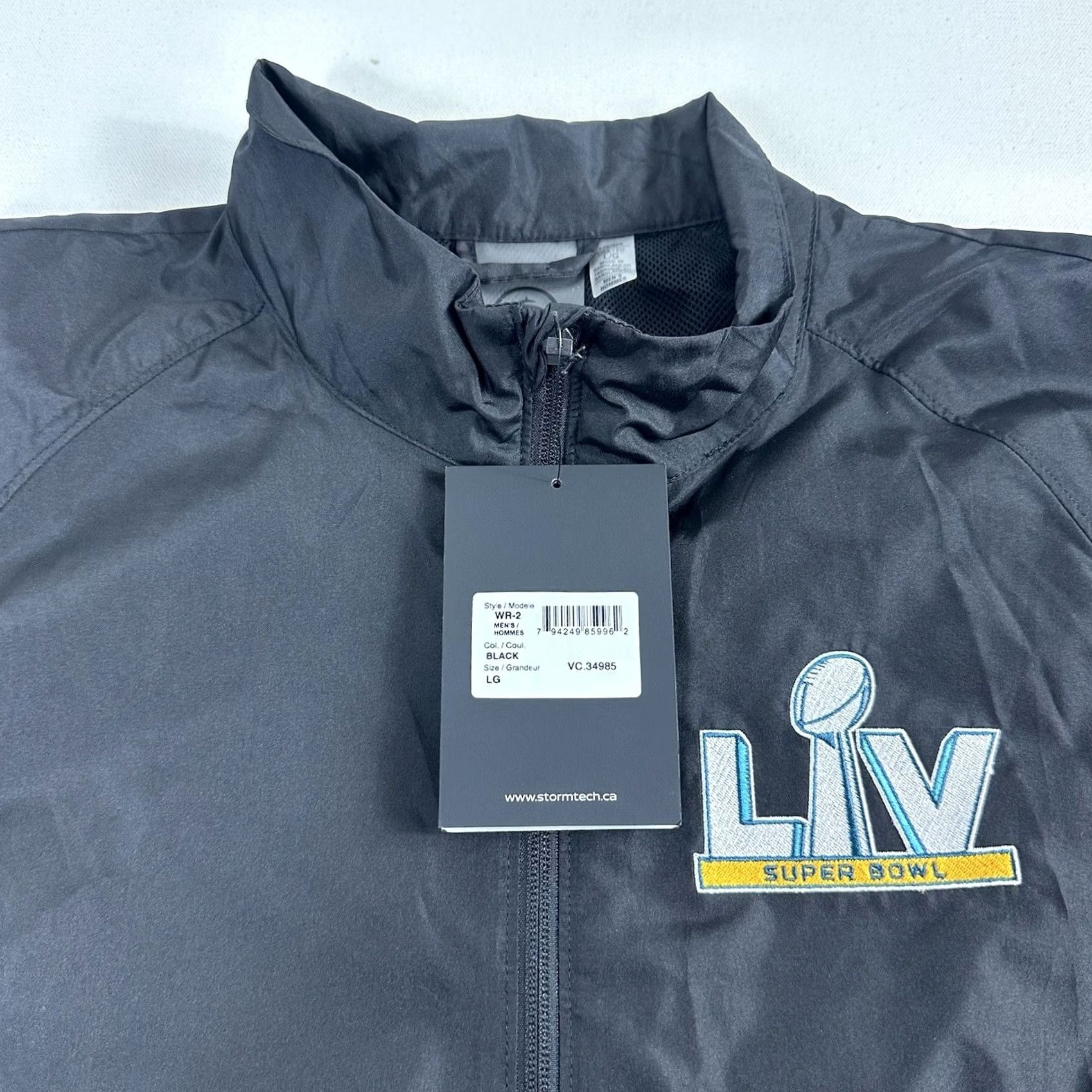 Stormtech STORMTECH Performance Jacket Men Large Black Super Bowl Liv Windbreaker NWT Size US L / EU 52-54 / 3 - 4 Thumbnail