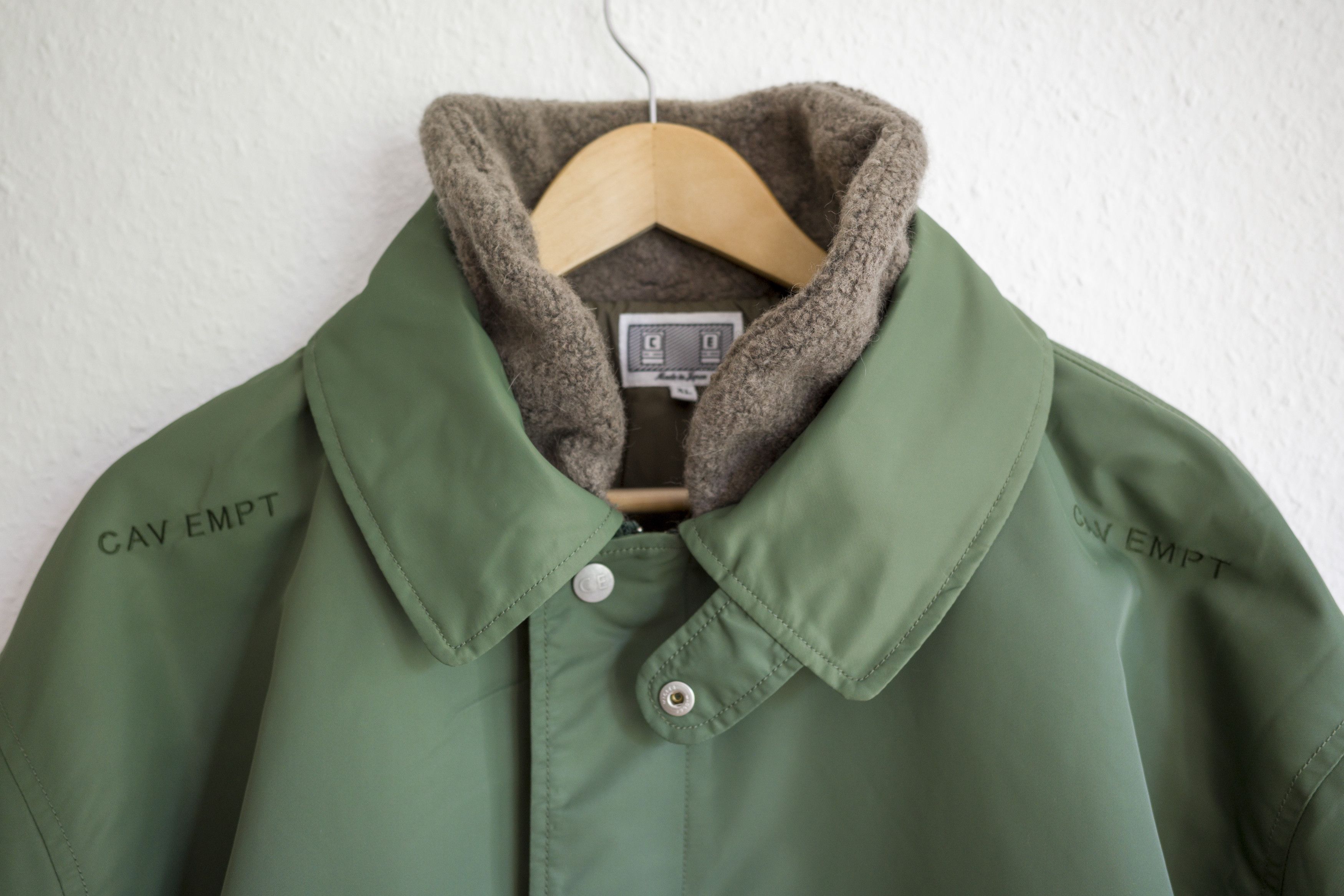 Cav Empt A/W 2024 Nylon wool/angora lined jacket BNWT Size US XL / EU 56 / 4 - 4 Thumbnail