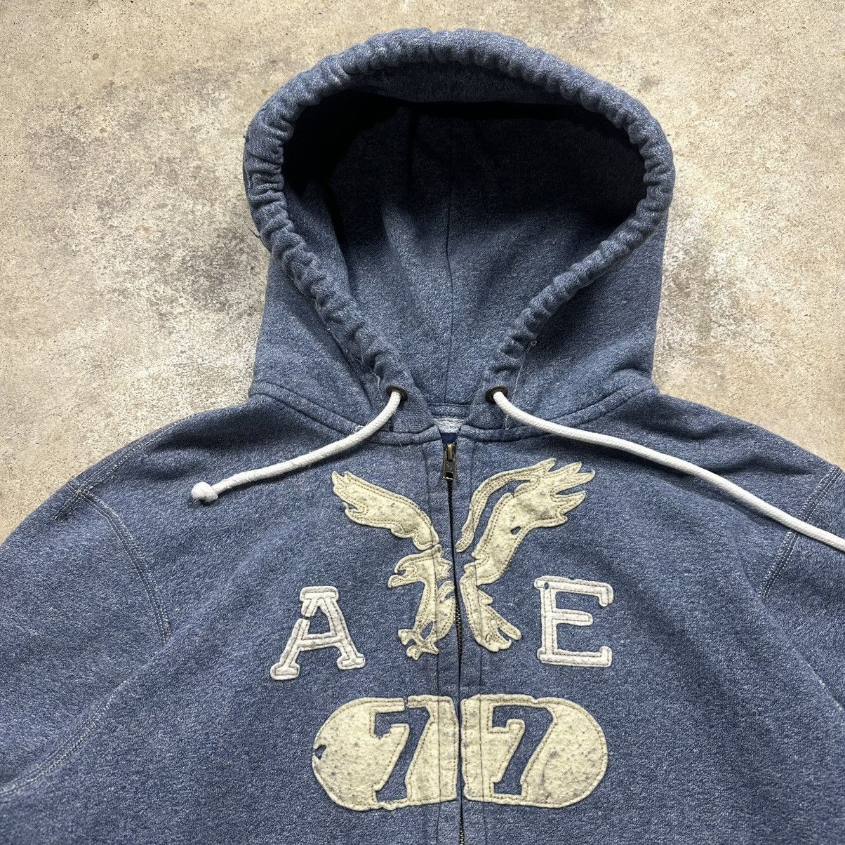 American Eagle Outfitters Vintage Y2K American Eagle Big Logo Zip Up Hoodie Size M Size US M / EU 48-50 / 2 - 2 Thumbnail