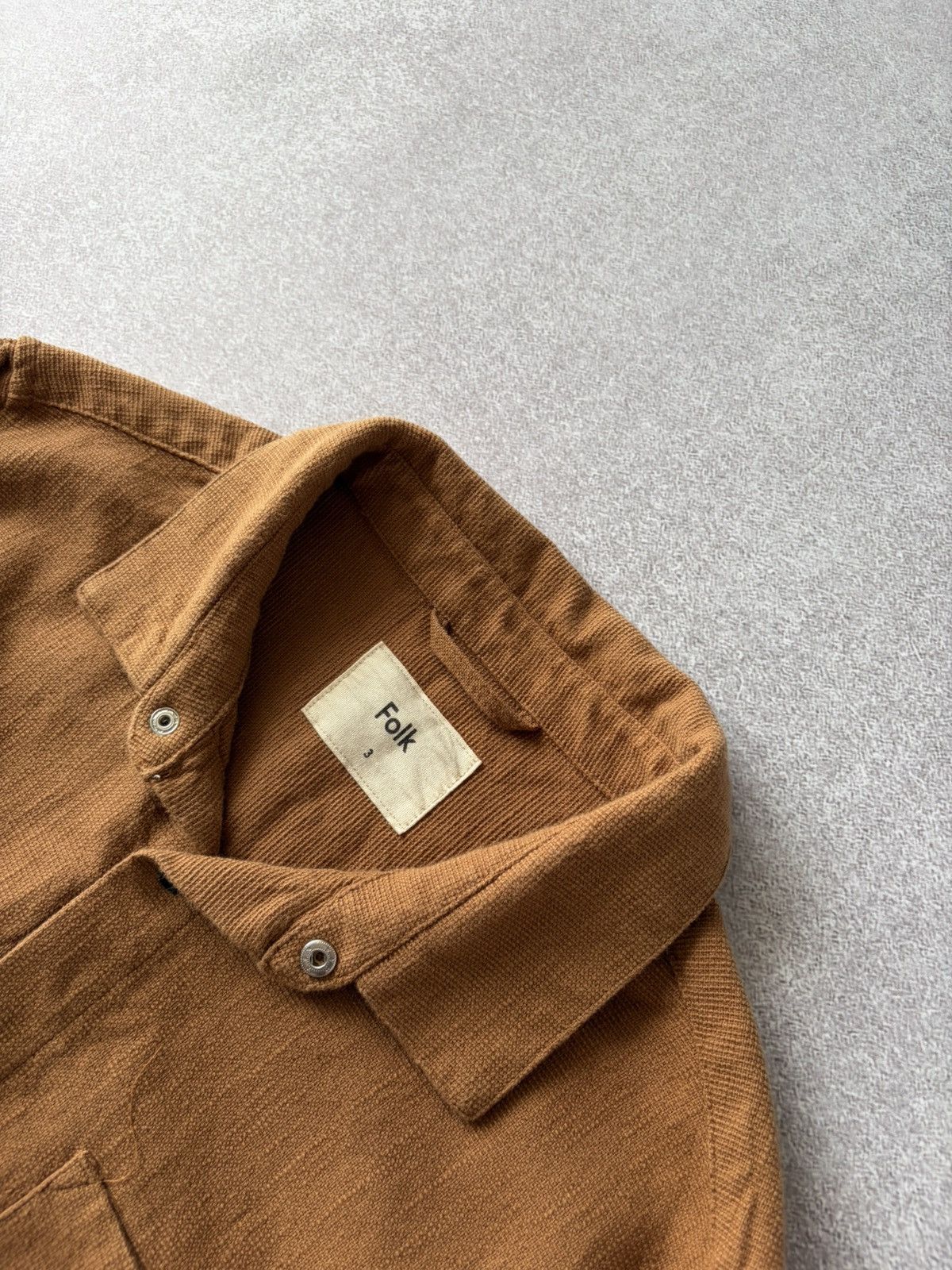 Folk VTG Folk Faded Brown French Cotton Works Distressed Jacket Size US M / EU 48-50 / 2 - 7 Thumbnail