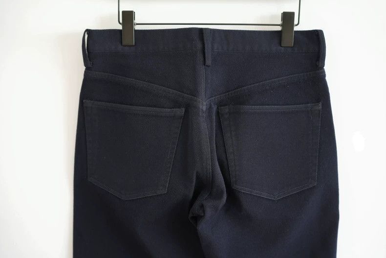 Yohji Yamamoto Yohji Yamamoto Yohji Yamamoto Navy Wool Blend Denim Pants Size US 26 / EU 42 - 4 Thumbnail