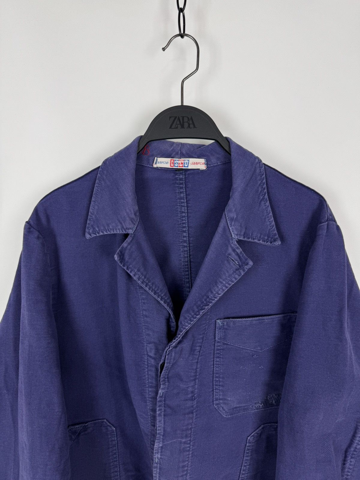 Vintage 1980’s Vintage Distressed ESCO Sanfor Repaired Work Jacket Size US M / EU 48-50 / 2 - 5 Thumbnail
