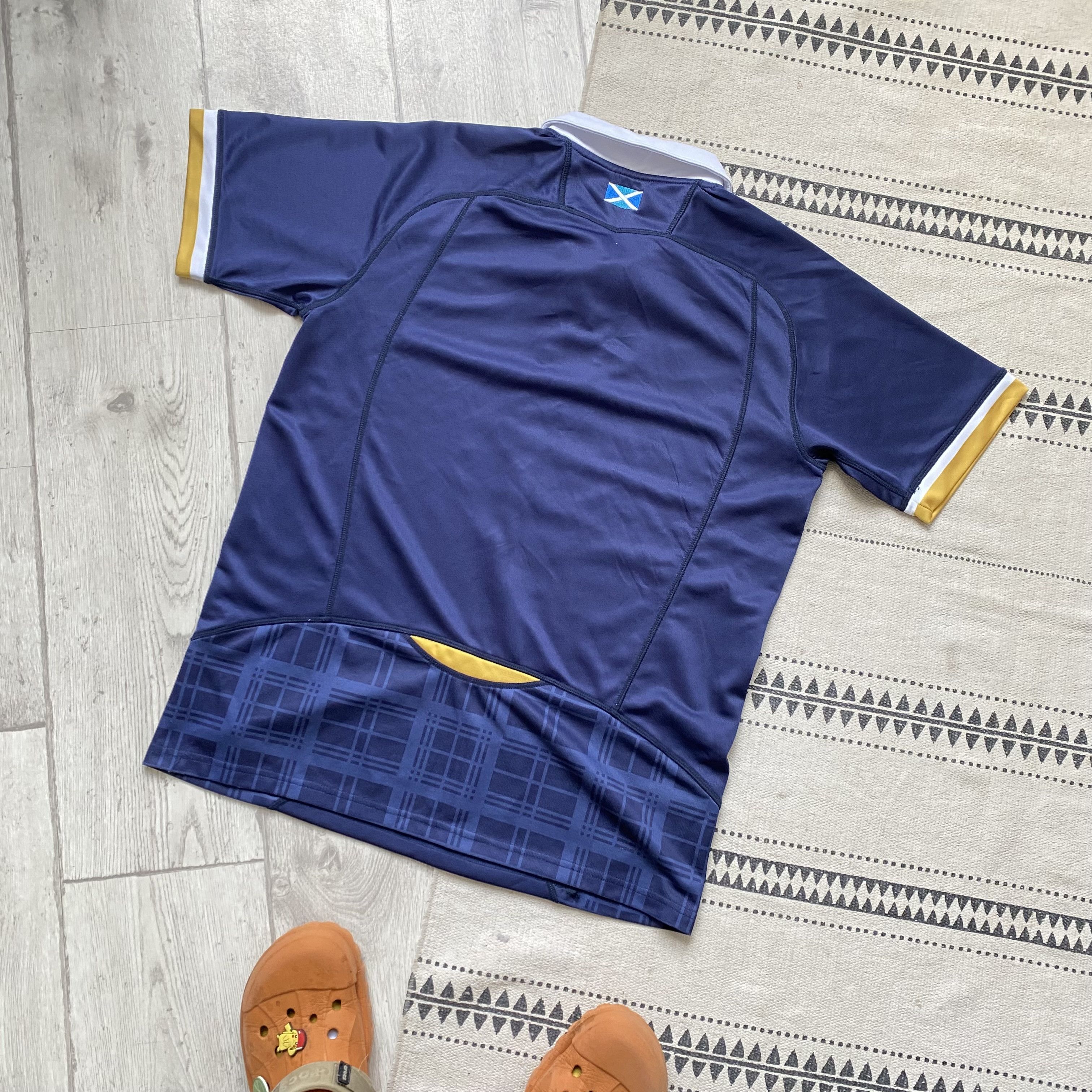 Umbro 🏈 Blockore England Scotland rugby jersey polo tee Drill Size US M / EU 48-50 / 2 - 6 Thumbnail