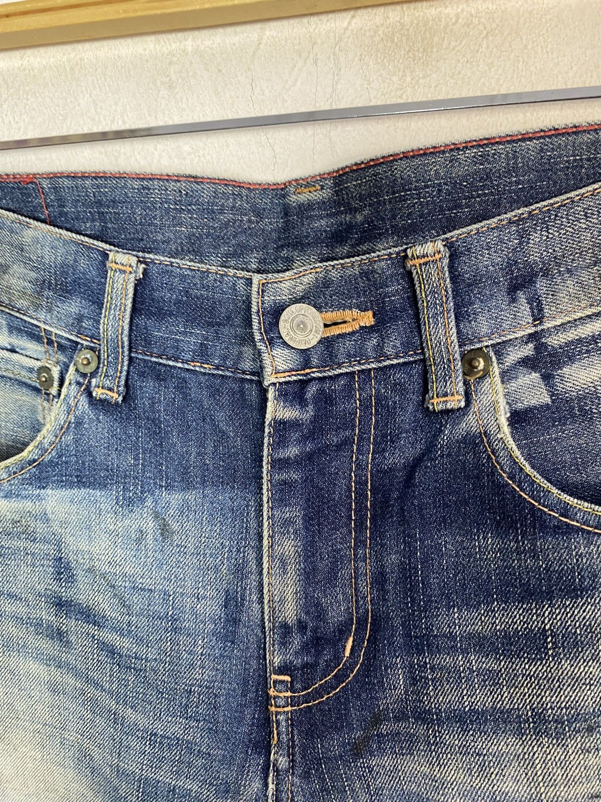 Japanese Brand Soul Of Freedom SOF Indigo Denim Jeans Straight Cut Size 32 Size US 32 / EU 48 - 5 Thumbnail