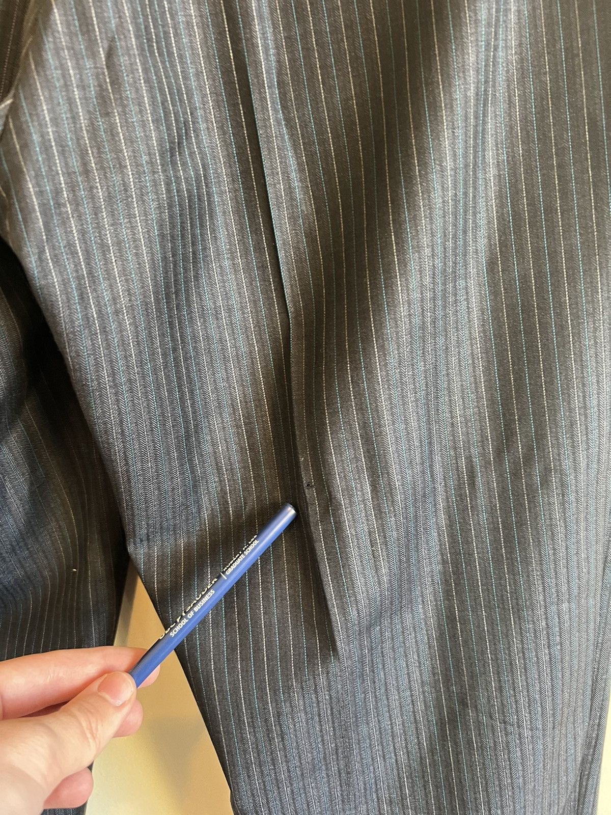 Etro ETRO 2 PIECE striped suit 52 size silk Italy Size 52R - 12 Thumbnail