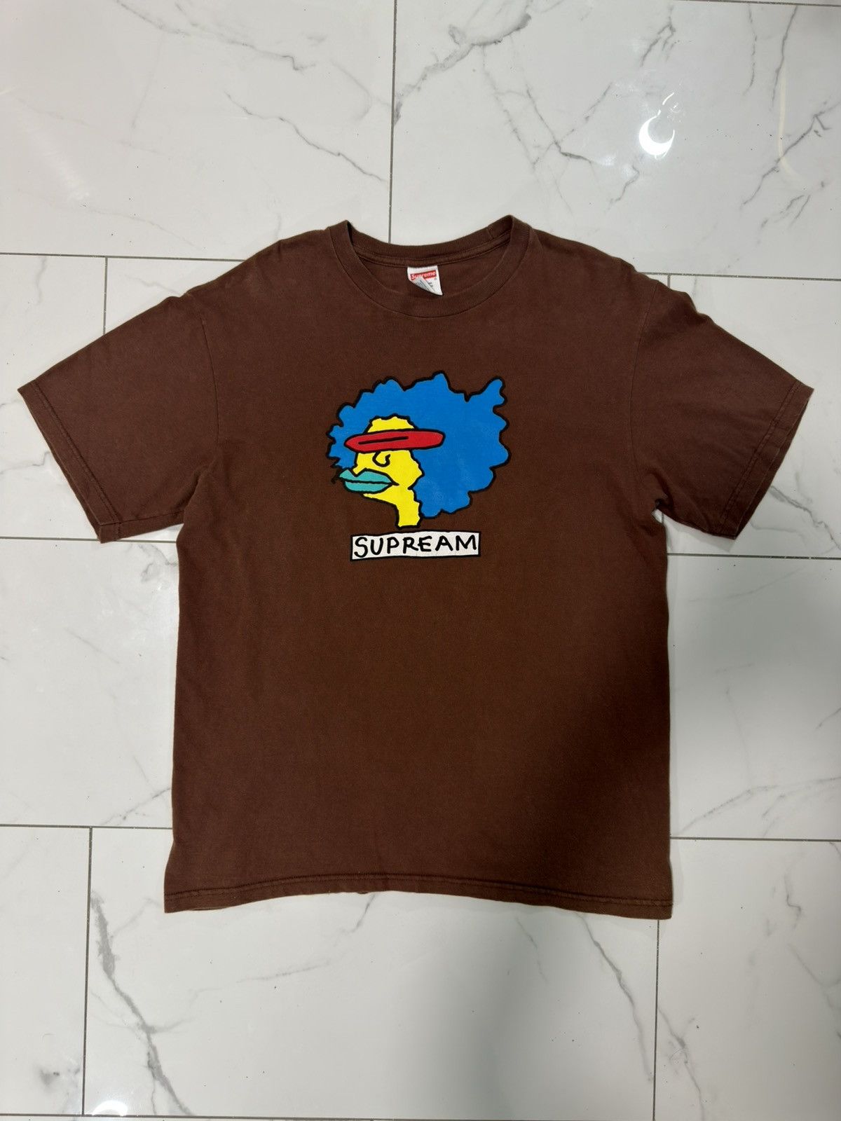 Supreme Supreme Gonz Tee Brown FW17 Size US M / EU 48-50 / 2 - 1 Thumbnail