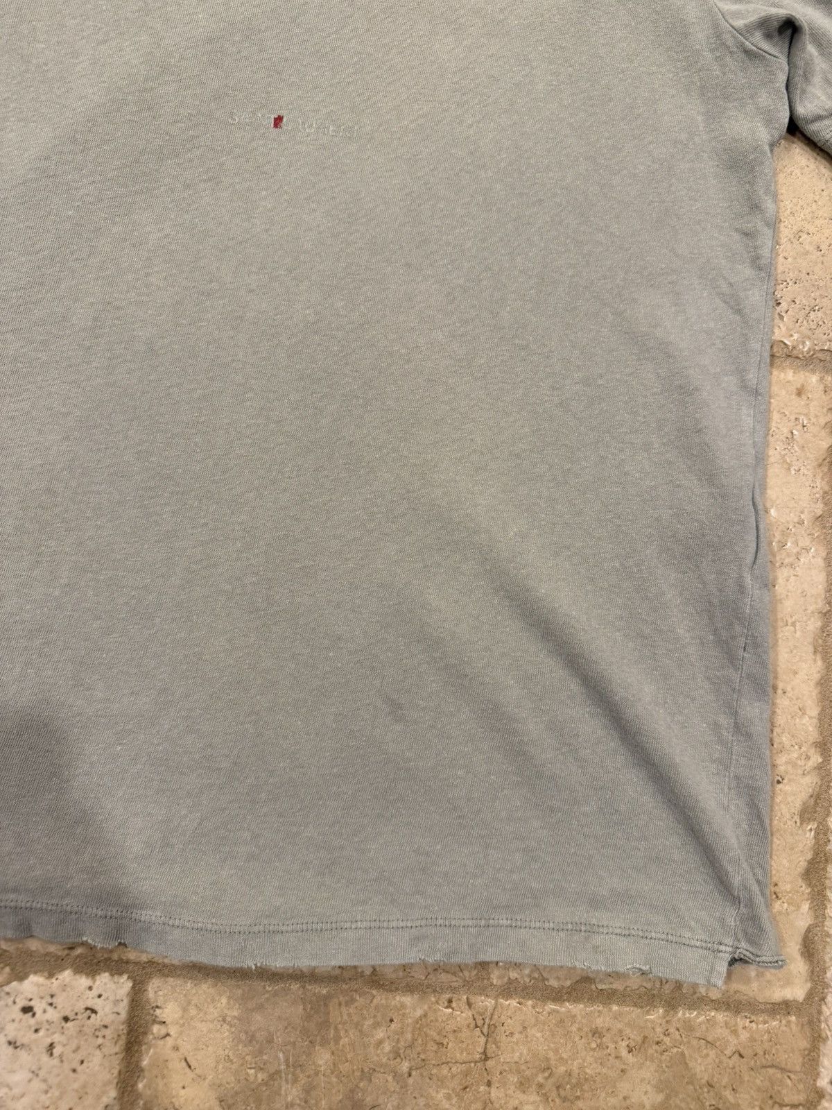 Saint Laurent Paris Saint Laurent Paris Rive Gauche Box Logo 2018 Grey T-Shirt Size US XS / EU 42 / 0 - 8 Thumbnail