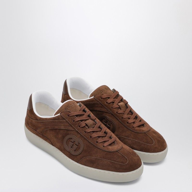 Gucci Gucci Brown Suede G75 Sneakers Size US 9 / EU 42 - 1 Thumbnail