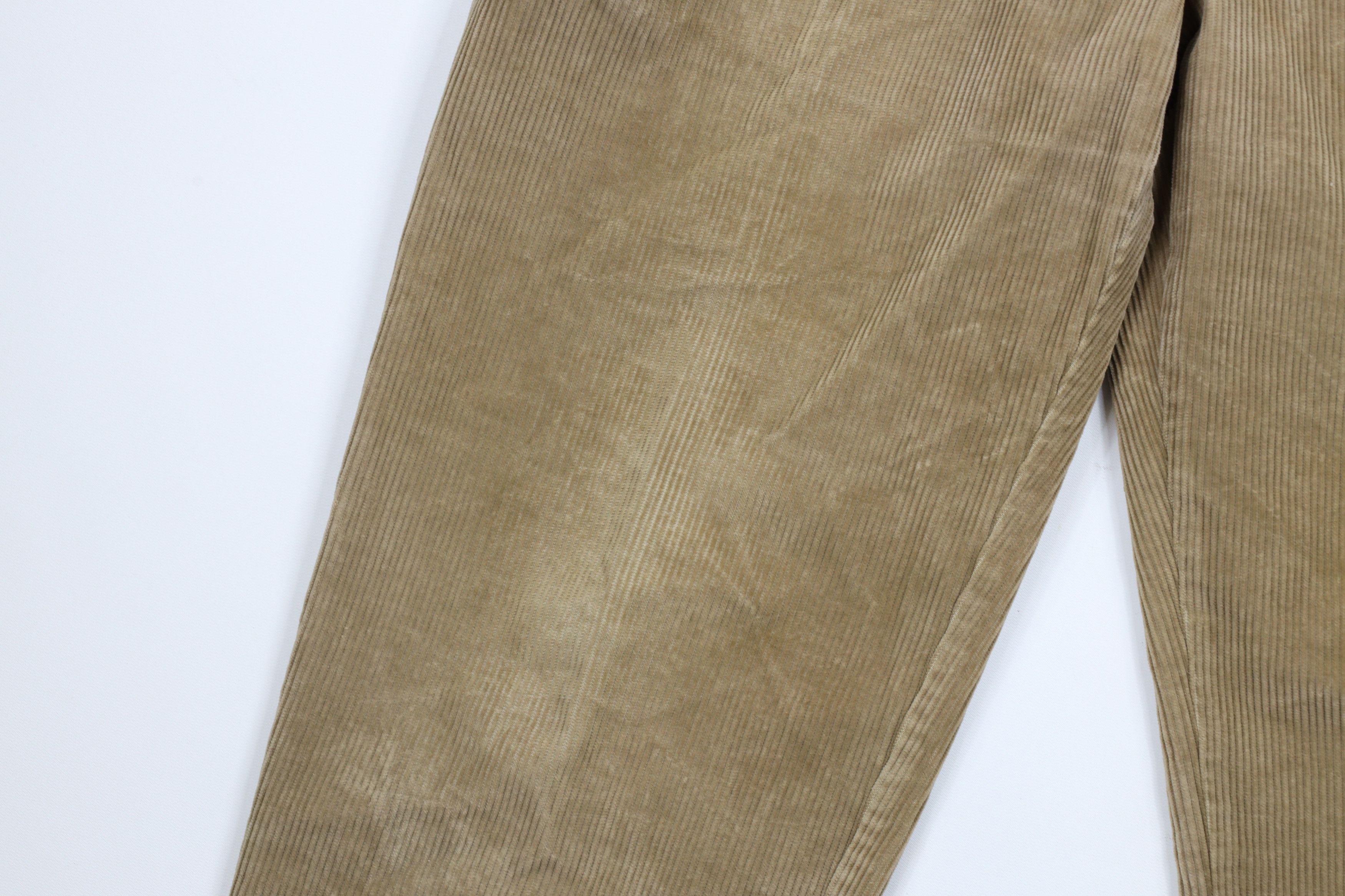 Brooks Brothers × Vintage Vintage 90s Brooks Brothers Pleated Wide Leg Corduroy Pants Size US 36 / EU 52 - 6 Thumbnail