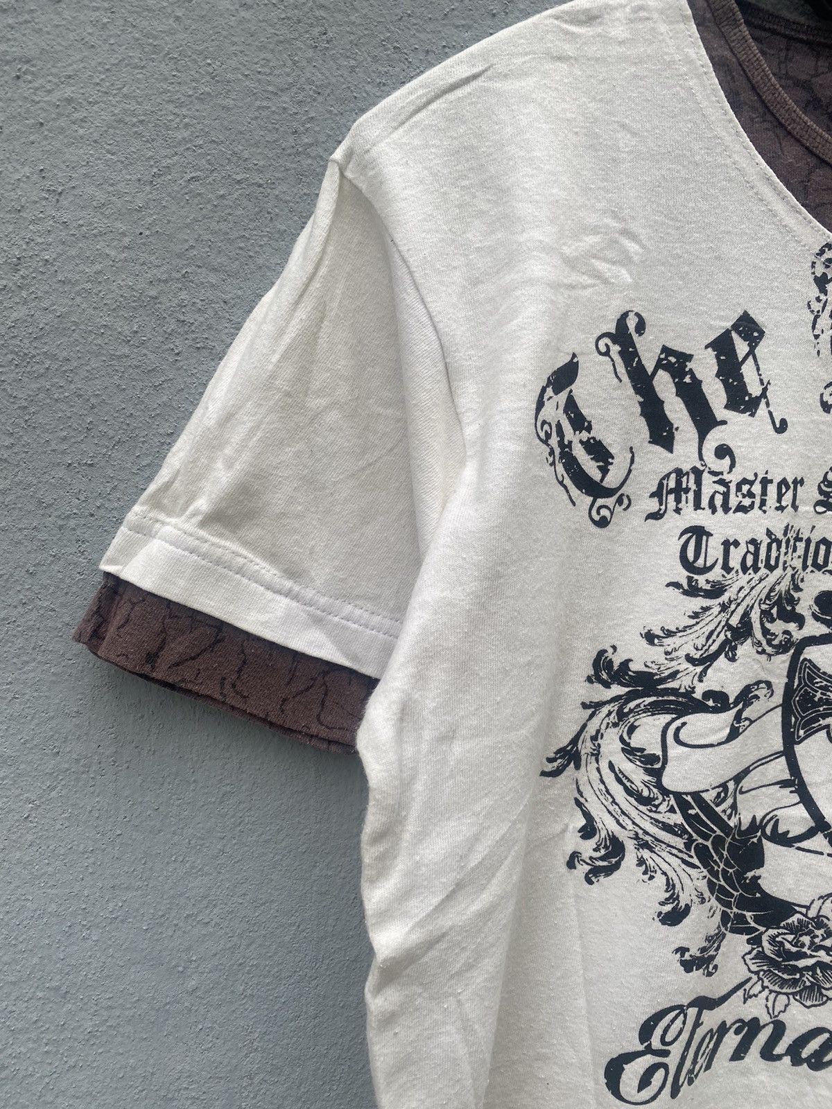 Japanese Brand y2k Desio The Ultimate Double Layer Poem Tshirt Size US M / EU 48-50 / 2 - 7 Thumbnail