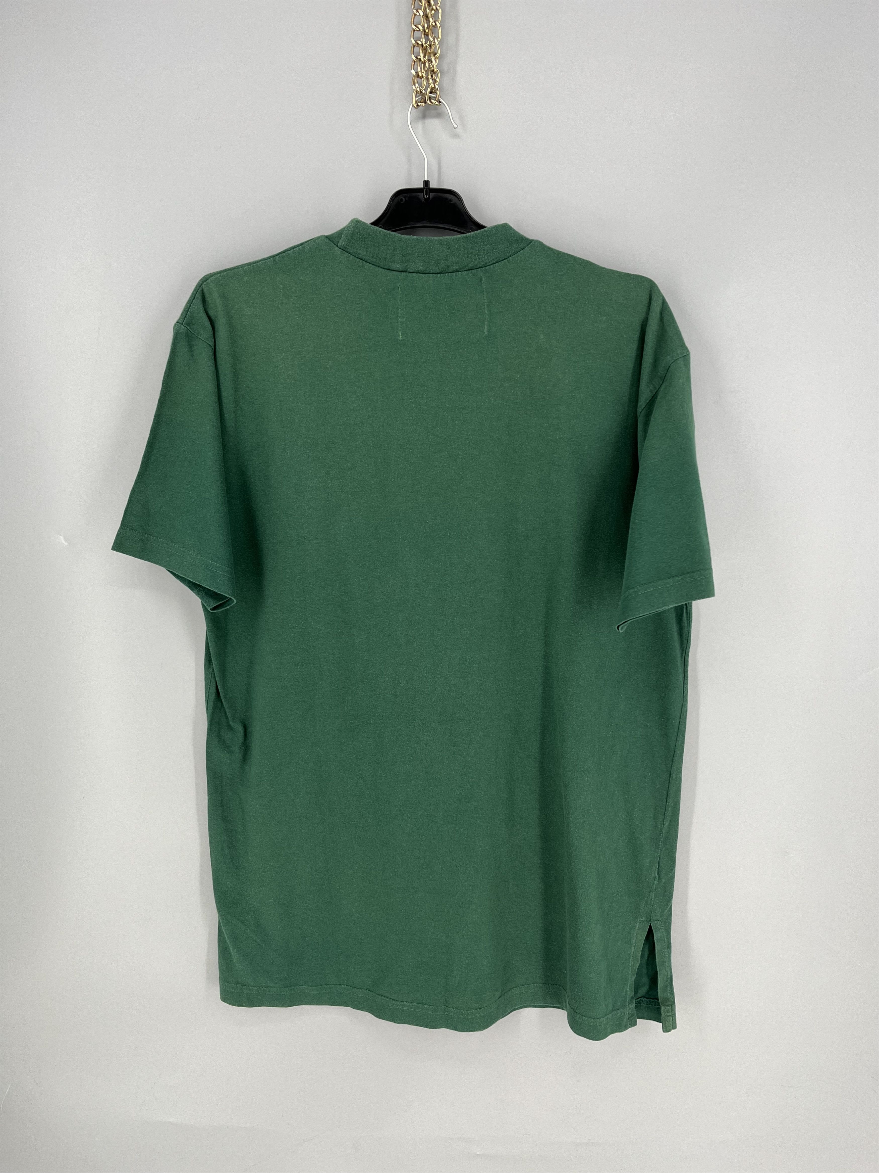 Vintage Vintage RARE 90S Dolly Wood Green Logo Tee Size US L / EU 52-54 / 3 - 11 Thumbnail
