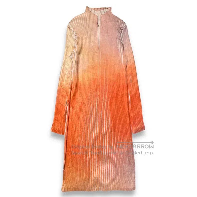 Issey Miyake Issey Miyake Orange Dress Size M / US 6-8 / IT 42-44 - 2 Thumbnail