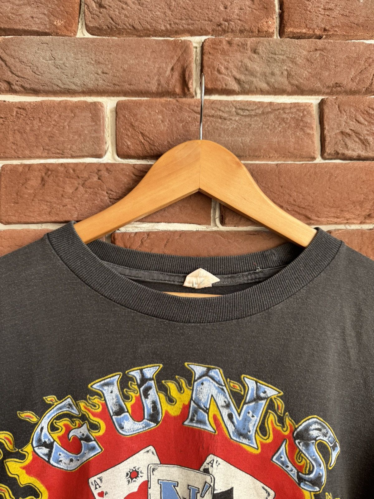 Band Tees Vintage 90s Guns N Roses Use Ilusion Rock Band Shirt Black Size US M / EU 48-50 / 2 - 7 Thumbnail