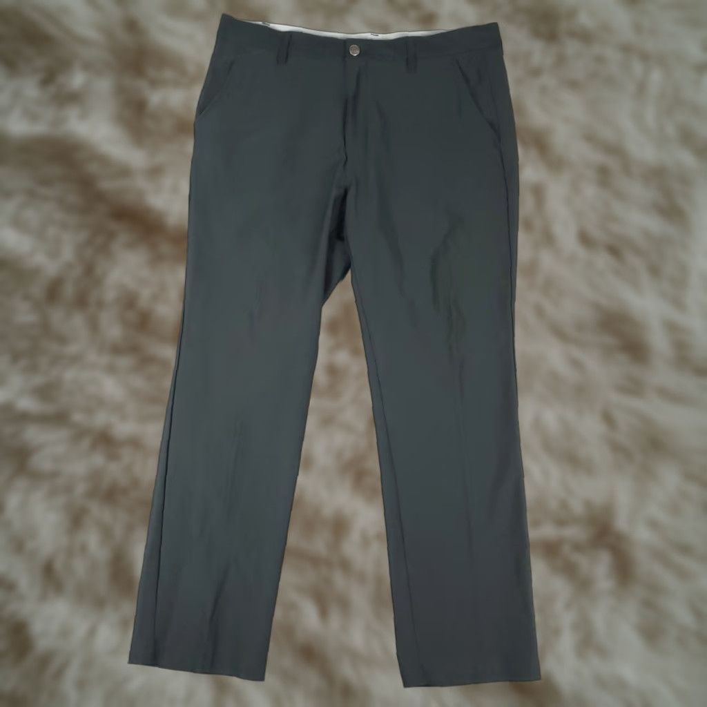 Adidas Adidas Pants Mens 34x29 Black Golf Flat Front Chino Trousers Size US 34 / EU 50 - 1 Thumbnail