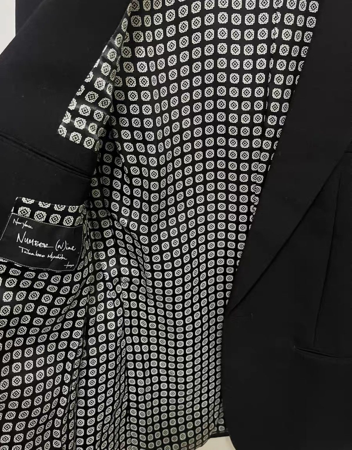 Number (N)ine Number (N)ine Spring2004 Bone-Embroidered Suit Jacket Size US M / EU 48-50 / 2 - 5 Thumbnail
