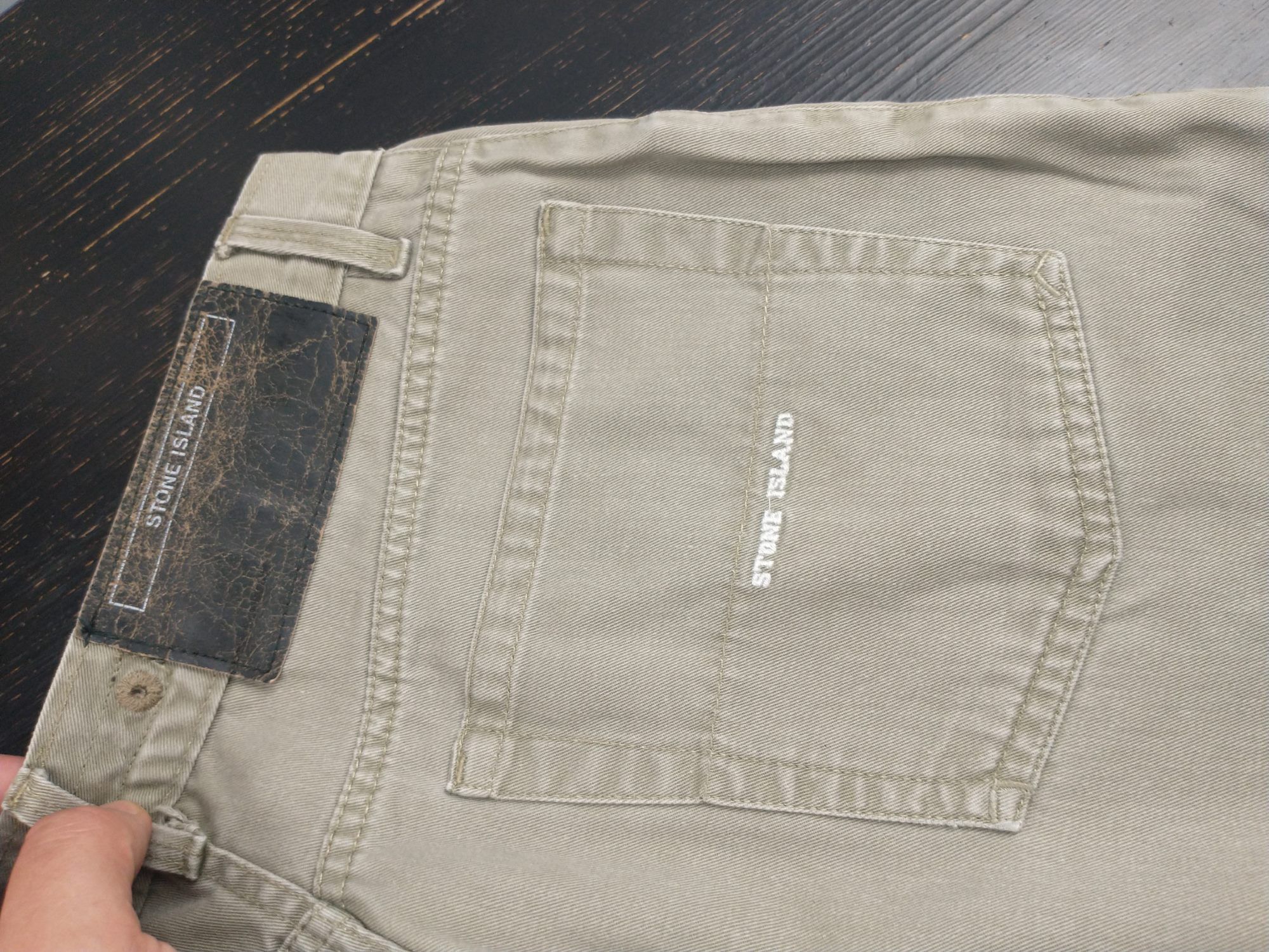 Stone Island Vintage Stone Island Jeans Trousers Size 30 Khaki Size US 30 / EU 46 - 15 Thumbnail