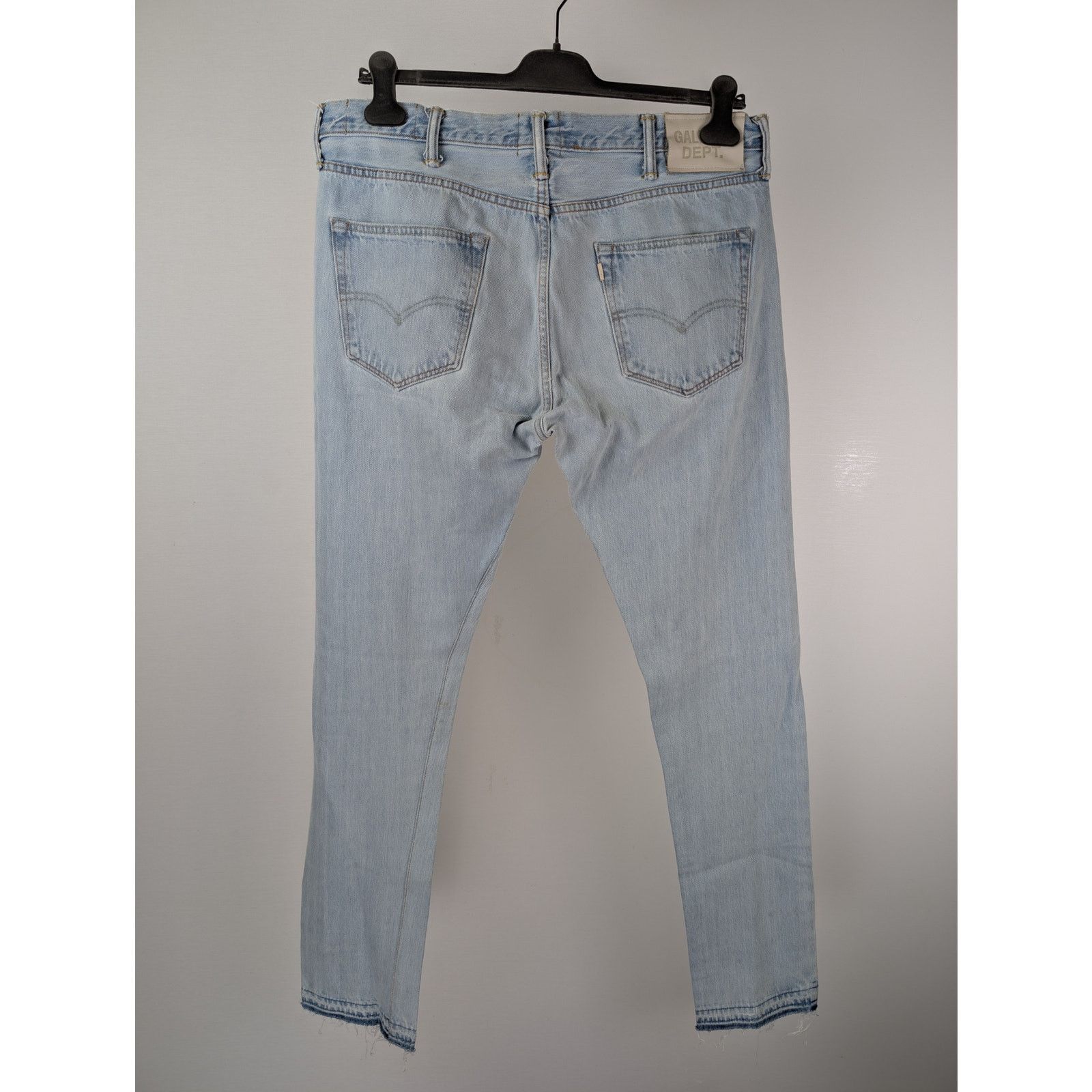 Gallery Dept. o1rshd1 Denim Jean Pants in Light Blue Size US 36 / EU 52 - 12 Thumbnail