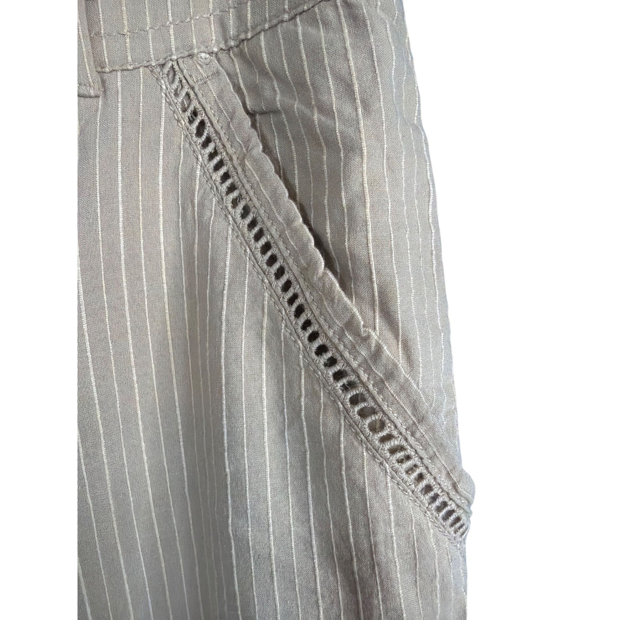 Mountain Khakis NWT Mountain Khakis 8R Lightweight Pinstripe Pants Beige New Size 30" / US 8 / IT 44 - 3 Thumbnail