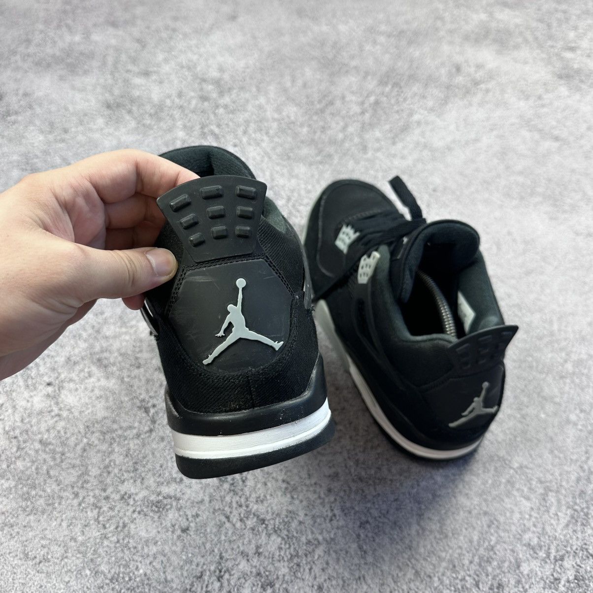 Jordan Brand Nike Air Jordan 4 Retro SE ‘Black Canvas’ Shoes - Size 11 Size US 11 / EU 44 - 5 Thumbnail