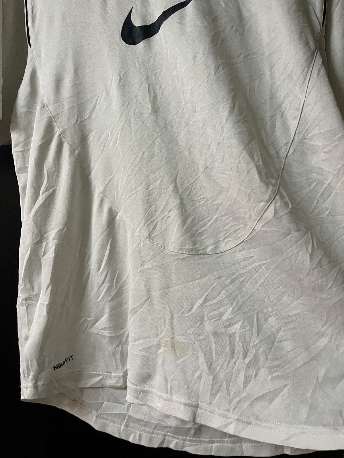 Nike × Vintage Nike big swoosh soccer jersey Size US XL / EU 56 / 4 - 4 Thumbnail
