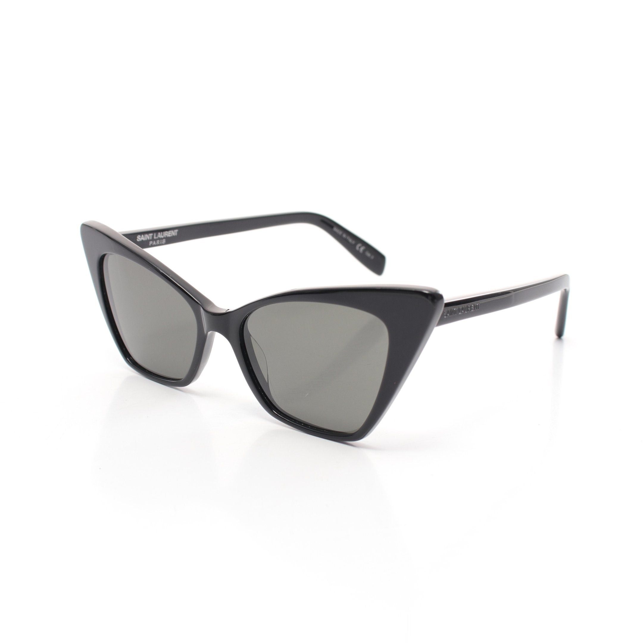 Yves Saint Laurent Yves Saint Laurent Victoire Sunglasses Black Size ONE SIZE - 1 Thumbnail