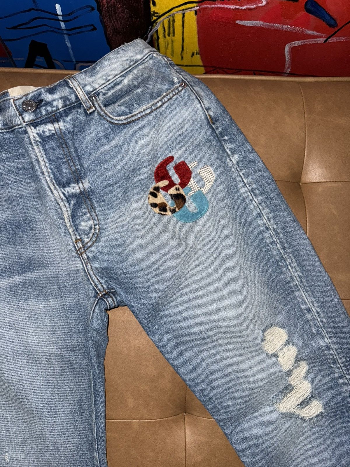 Gallery Dept. Gallery dept g patch jeans Size US 32 / EU 48 - 2 Thumbnail