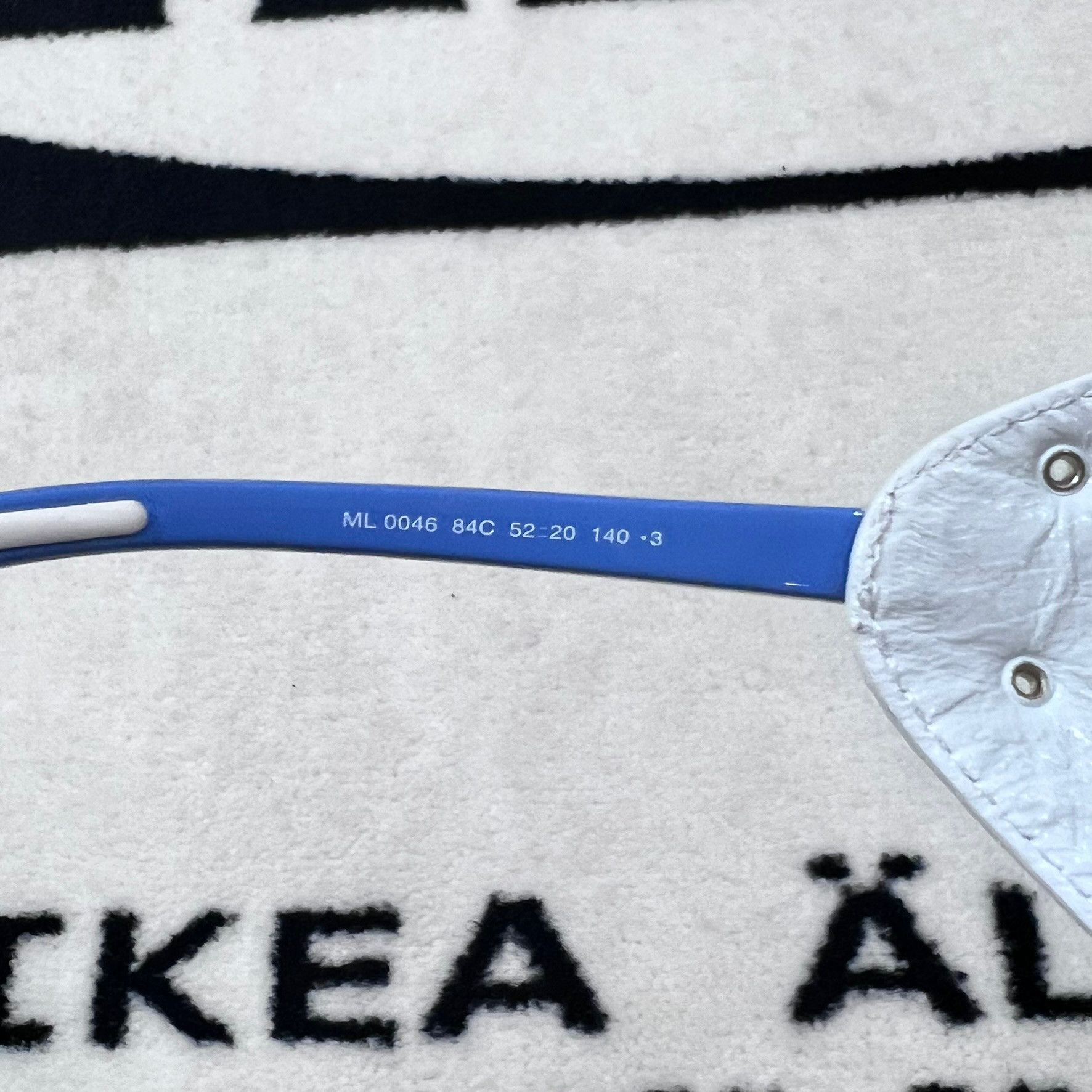 Moncler Moncler Sky Blue White Steradian Round Sunglasses Boutique Size ONE SIZE - 8 Thumbnail