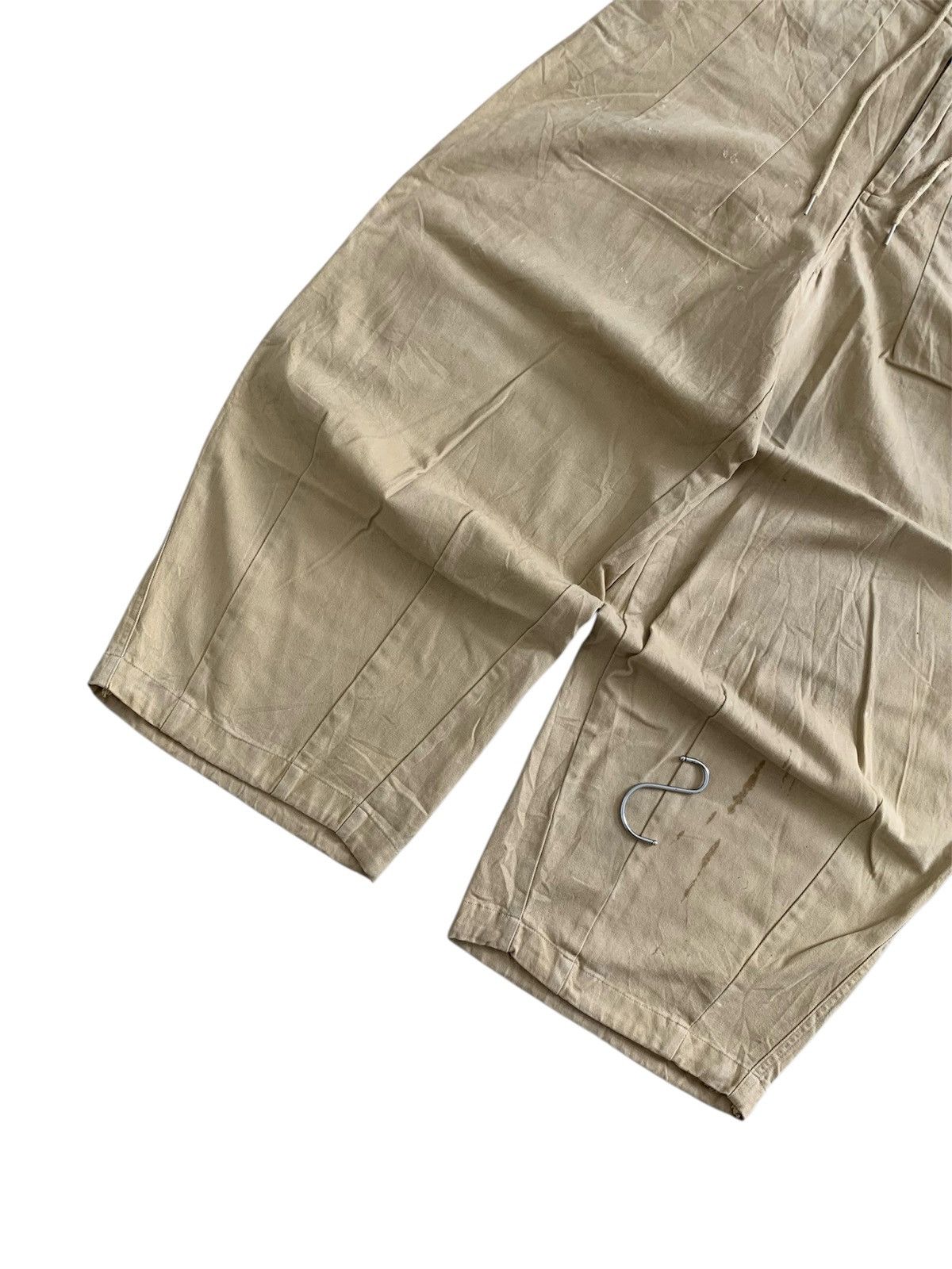 Yohji Yamamoto Travel Life & Comfort Heavyweight Twill Wide Balloon Pants Size US 34 / EU 50 - 2 Thumbnail