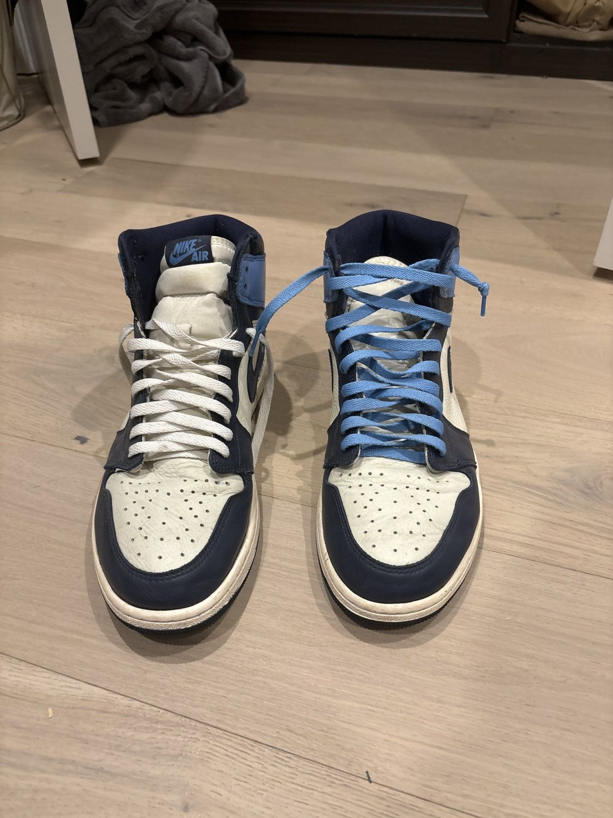 Jordan Brand × Nike Air Jordan 1 Obsidian Size US 12.5 / EU 45-46 - 1 Thumbnail