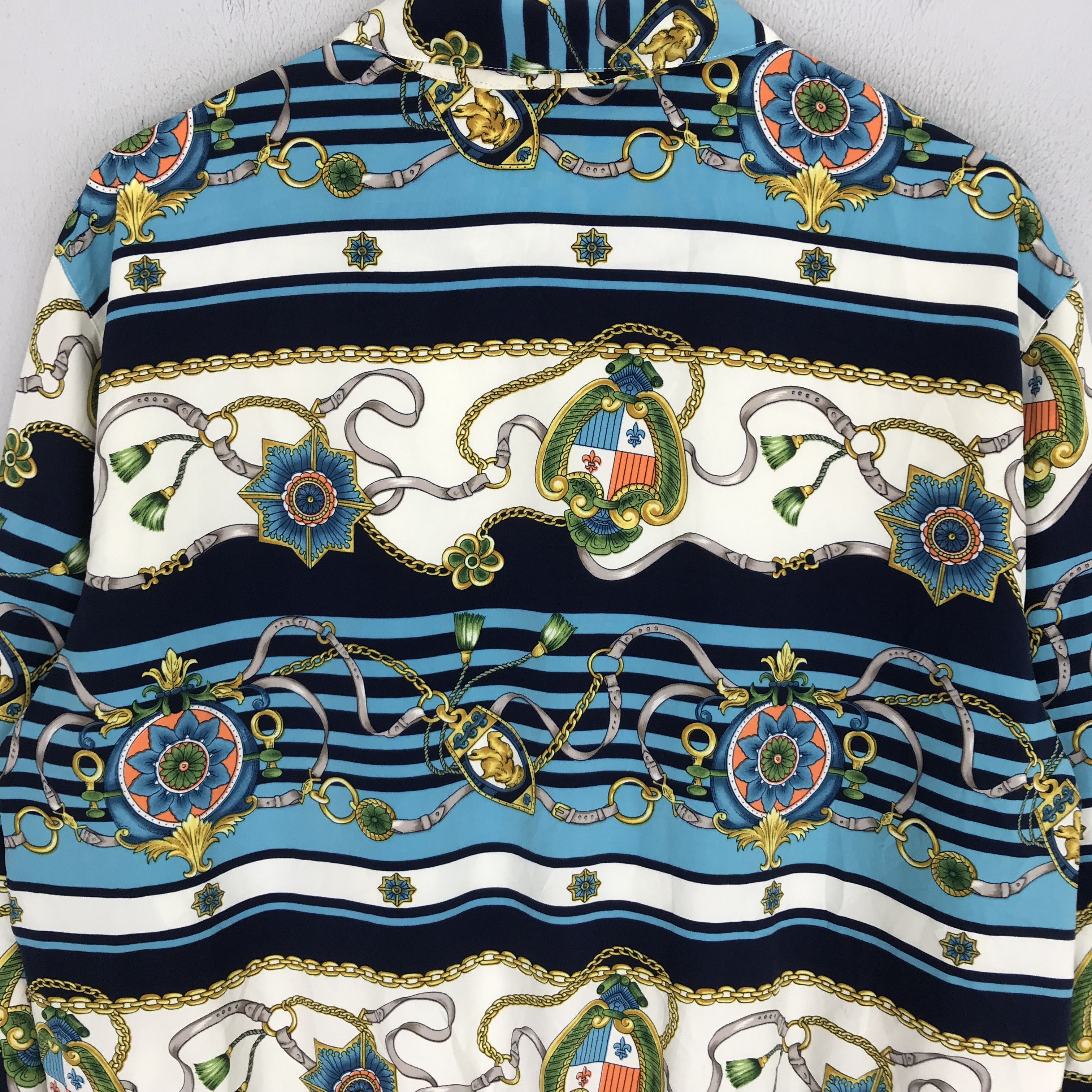 Arts & Science Vintage 90's Alfred Dunner Baroque Gold Chain Luxury Style Size US S / EU 44-46 / 1 - 5 Thumbnail