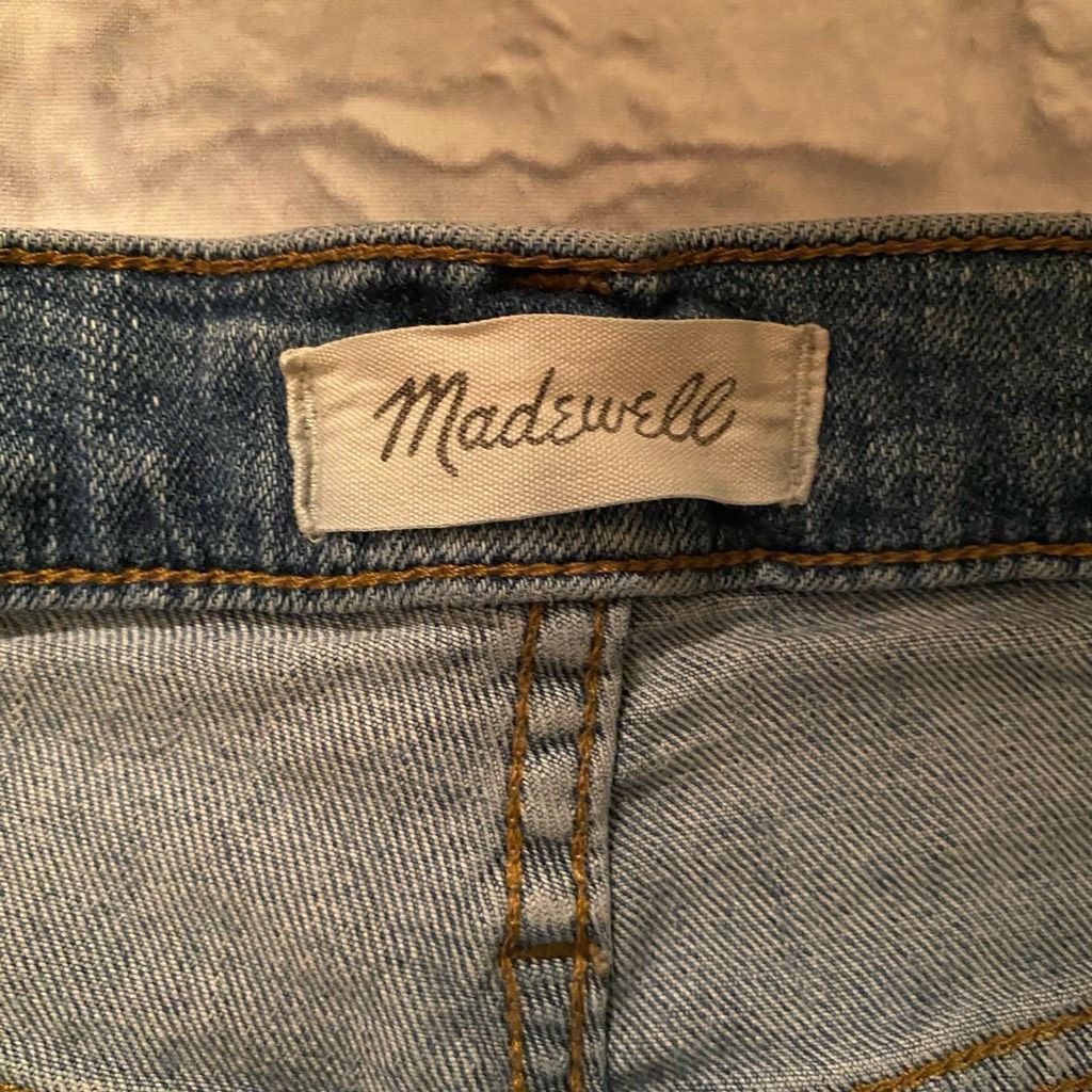 Madewell Madewell women 26 cotton blend ripped classic straight blue Size 26" / US 2 / IT 38 - 5 Thumbnail