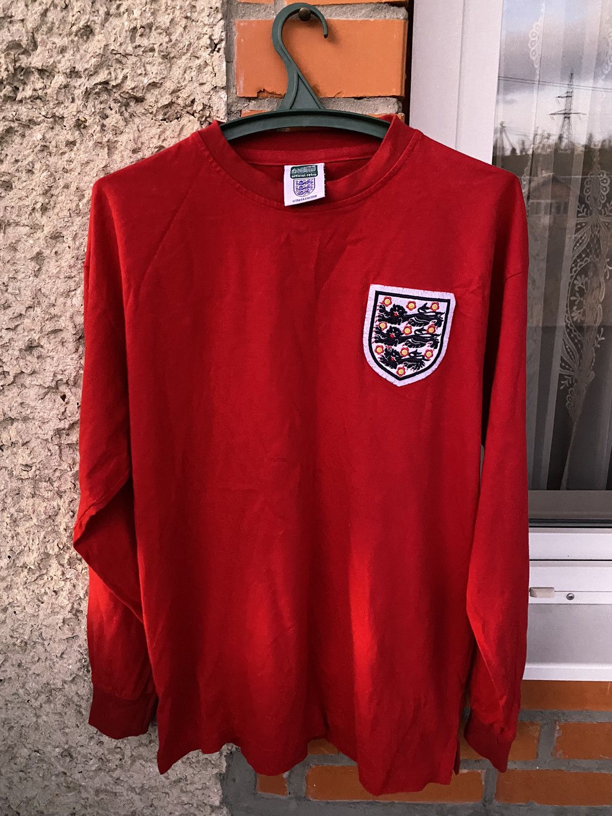 Other Vintage England Red Long Sleeve T-shirt #6 Soccer Jersey 90s Size US L / EU 52-54 / 3 - 1 Thumbnail