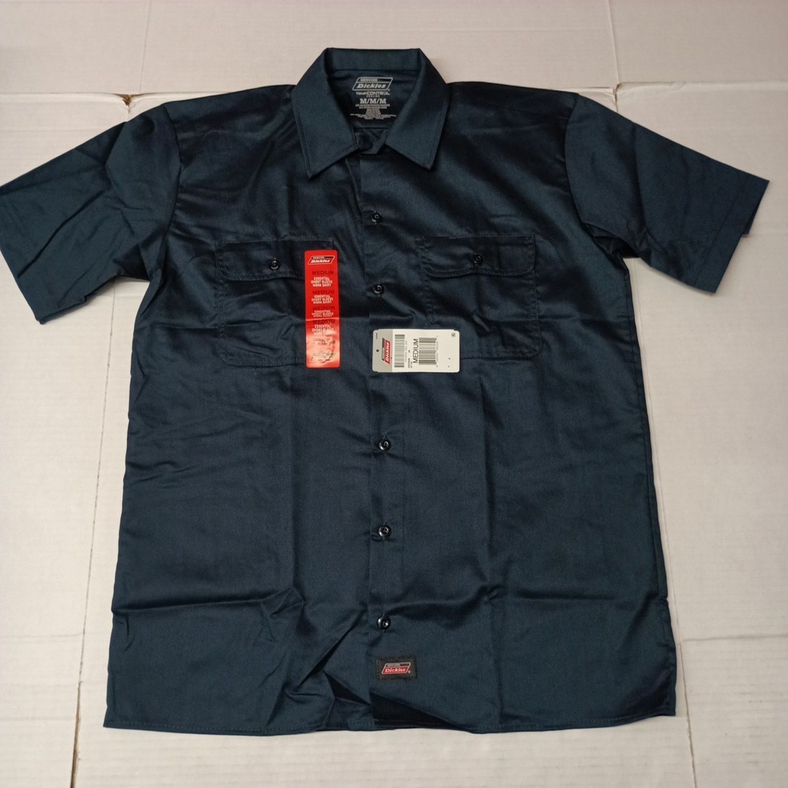 Dickies Dickies Essential Work Shirt Men's Size M Blue Temp Control Size US M / EU 48-50 / 2 - 1 Thumbnail