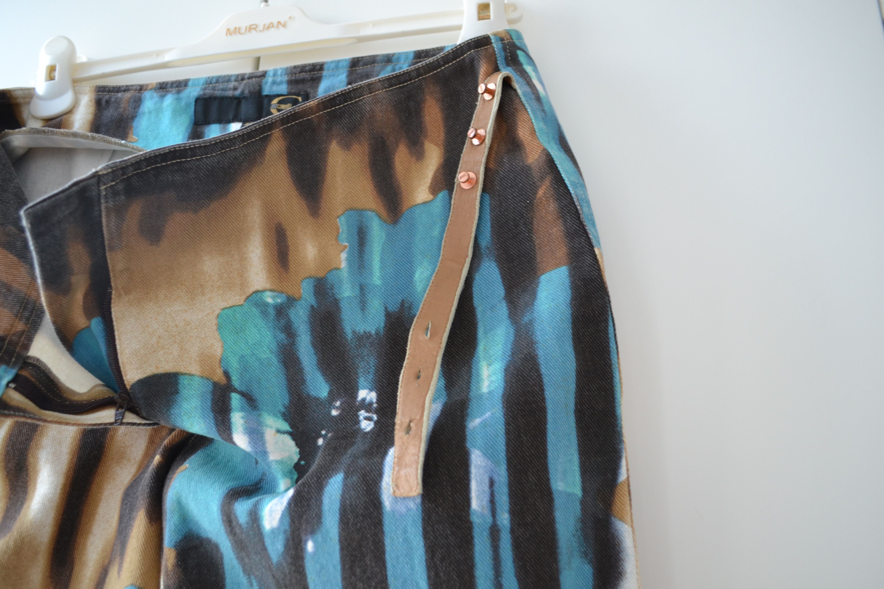 Just Cavalli Roberto Cavalli Jeans Pants Printed y2k Print 90s Flower Size 32" / US 10 / IT 46 - 10 Thumbnail