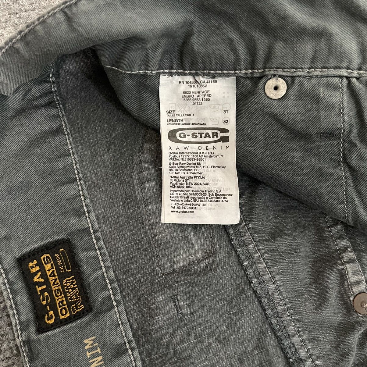 G-Star G-Star Raw 3301 Denim Pants Double Knee Avant Garde Size US 33 - 5 Thumbnail