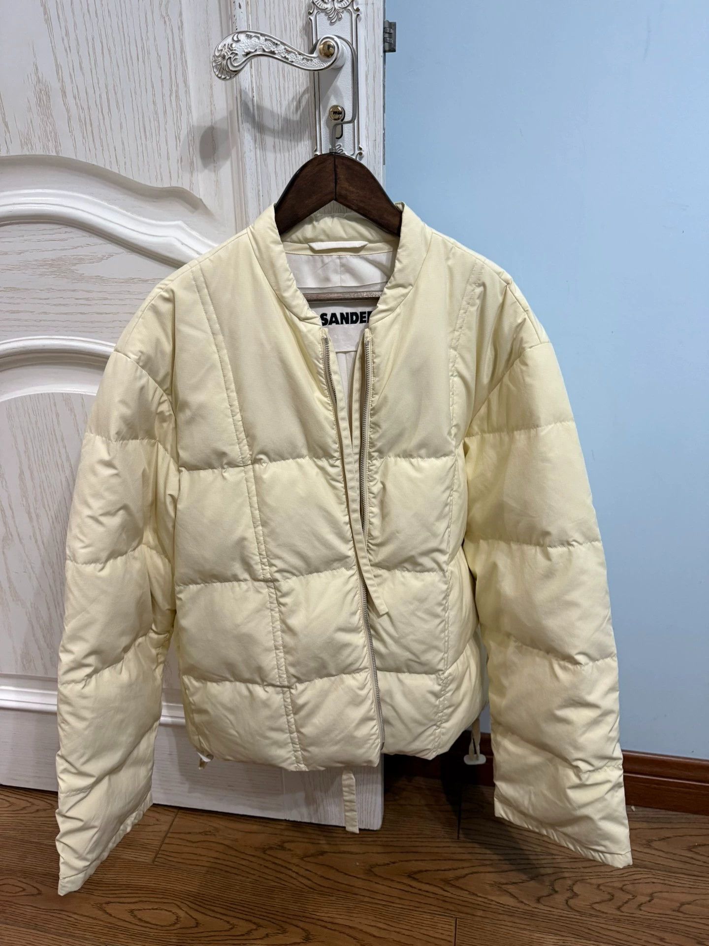 Jil Sander Jil Sander cream yellow down jacket 9/10 Size M / US 6-8 / IT 42-44 - 3 Thumbnail